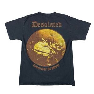 Desolated Band T Shirt Metalcore Disorder Of Mind black hardcore punk